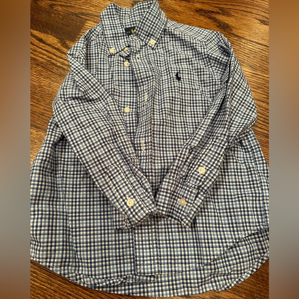Ralph Lauren Toddler Boys Button Down Shirt 3T